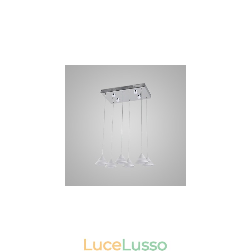Lampada a sospensione moderna contemporanea in acrilico