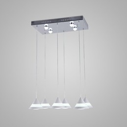 Lampada a sospensione moderna contemporanea in acrilico