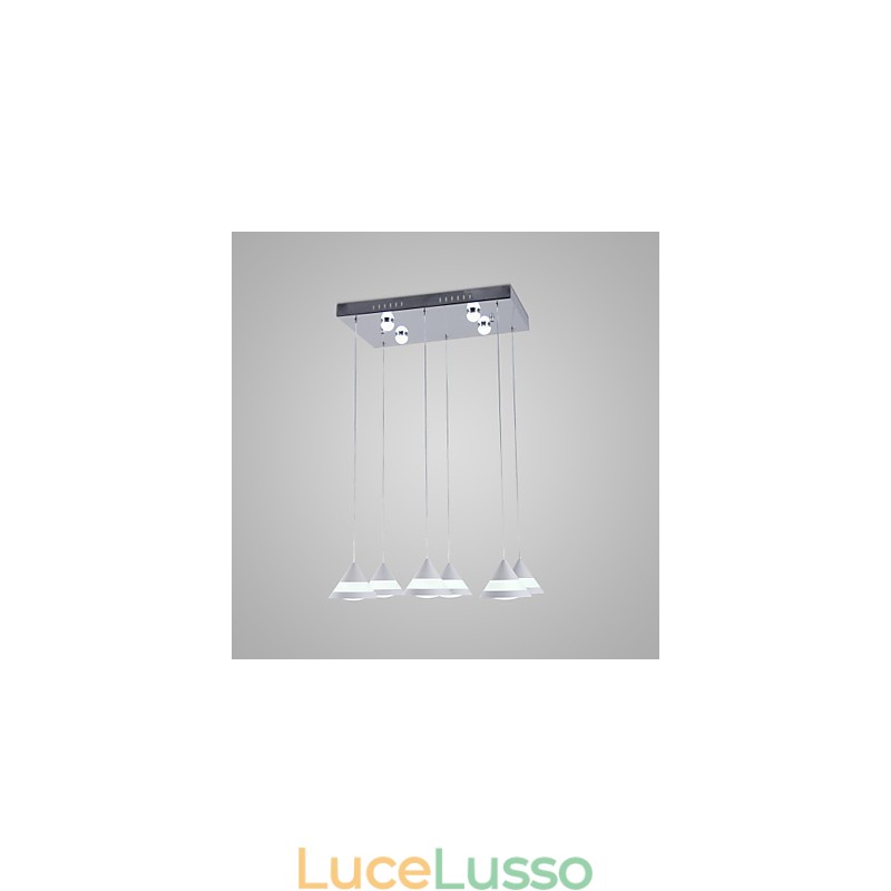 Lampada a sospensione moderna contemporanea in acrilico