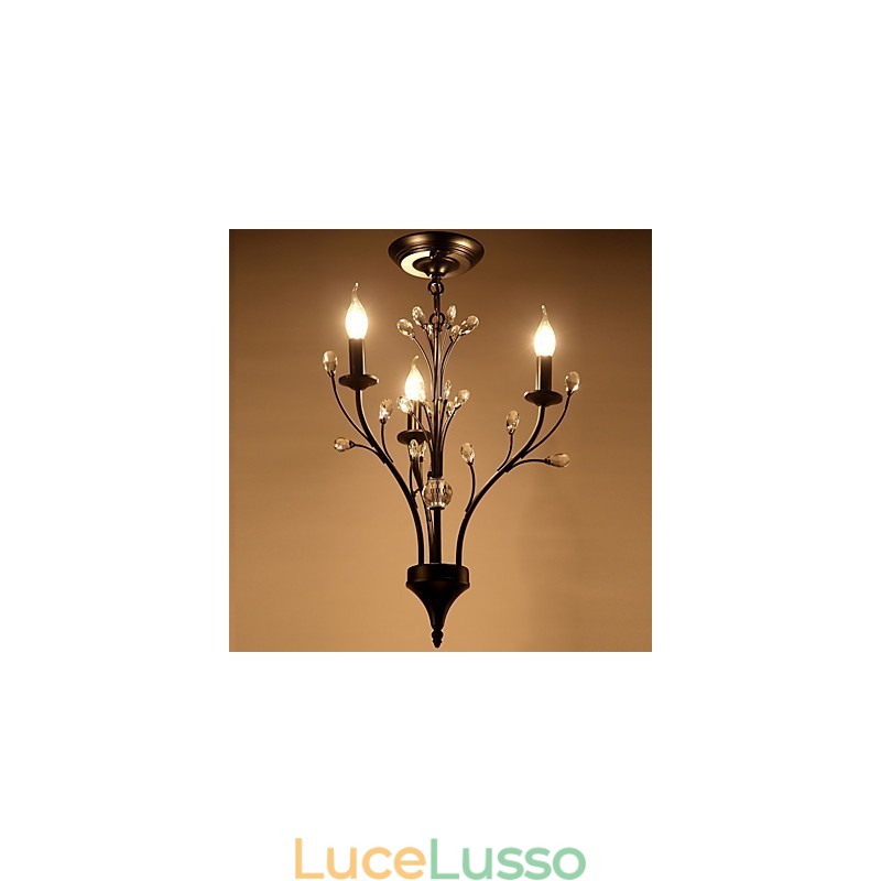 Moderno Contemporaneo Tradizionale Classico Rustico Lodge Vintage Retro Lanterna Paese Globo Dipinto Caratteristica per Lampadario di Cristallo
