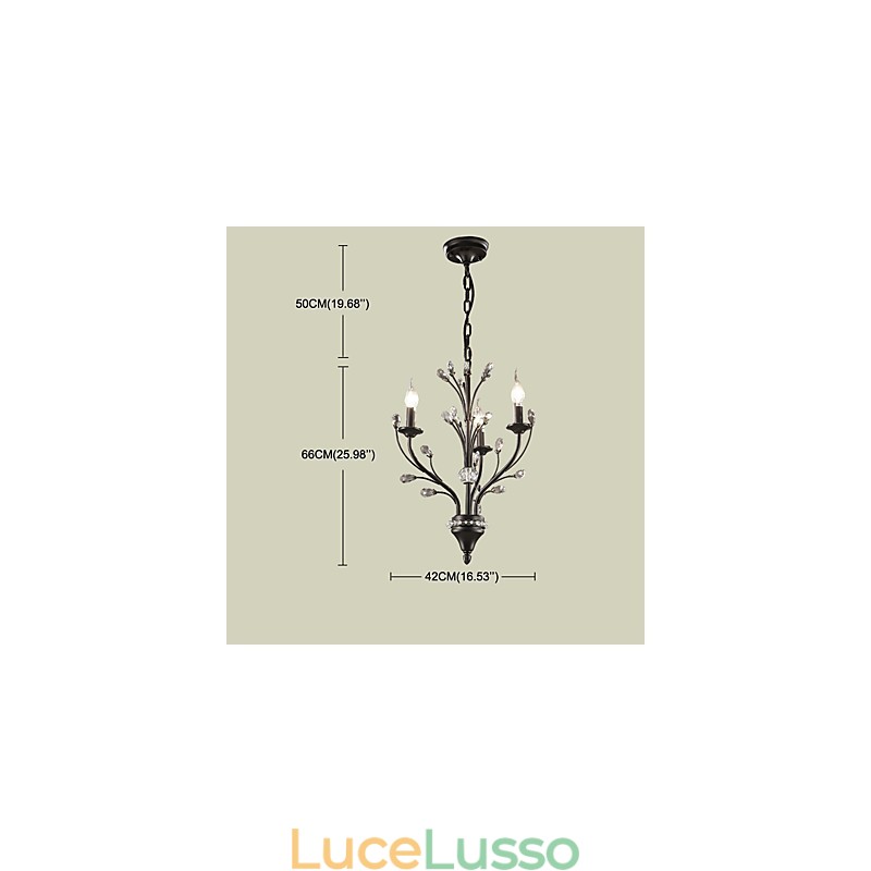 Moderno Contemporaneo Tradizionale Classico Rustico Lodge Vintage Retro Lanterna Paese Globo Dipinto Caratteristica per Lampadario di Cristallo