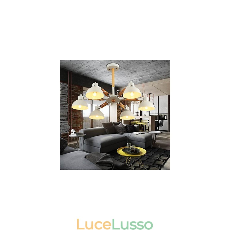 Lampadario Mini Stile Moderno Contemporaneo Metallo