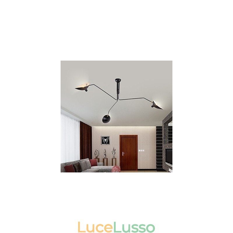Pittura moderna contemporanea Caratteristica per i designer Lampadario in metallo