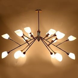 Lampadario pastorale semplice e atmosferico nordico Lampadario creativo per hall