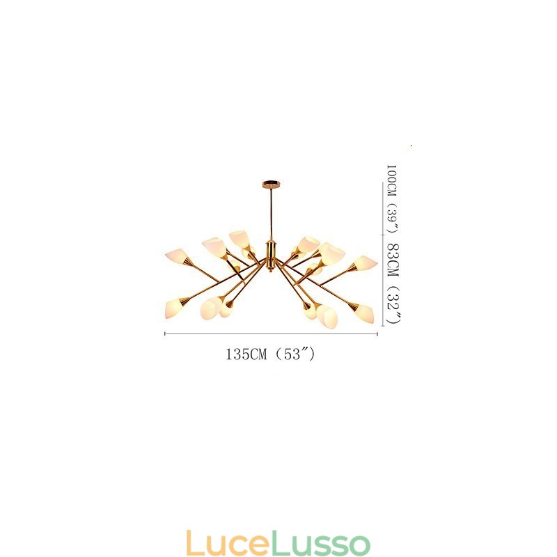 Lampadario pastorale semplice e atmosferico nordico Lampadario creativo per hall