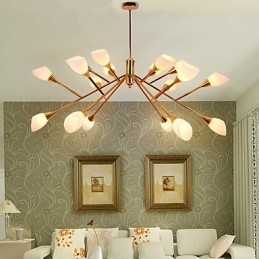 Lampadario pastorale semplice e atmosferico nordico Lampadario creativo per hall