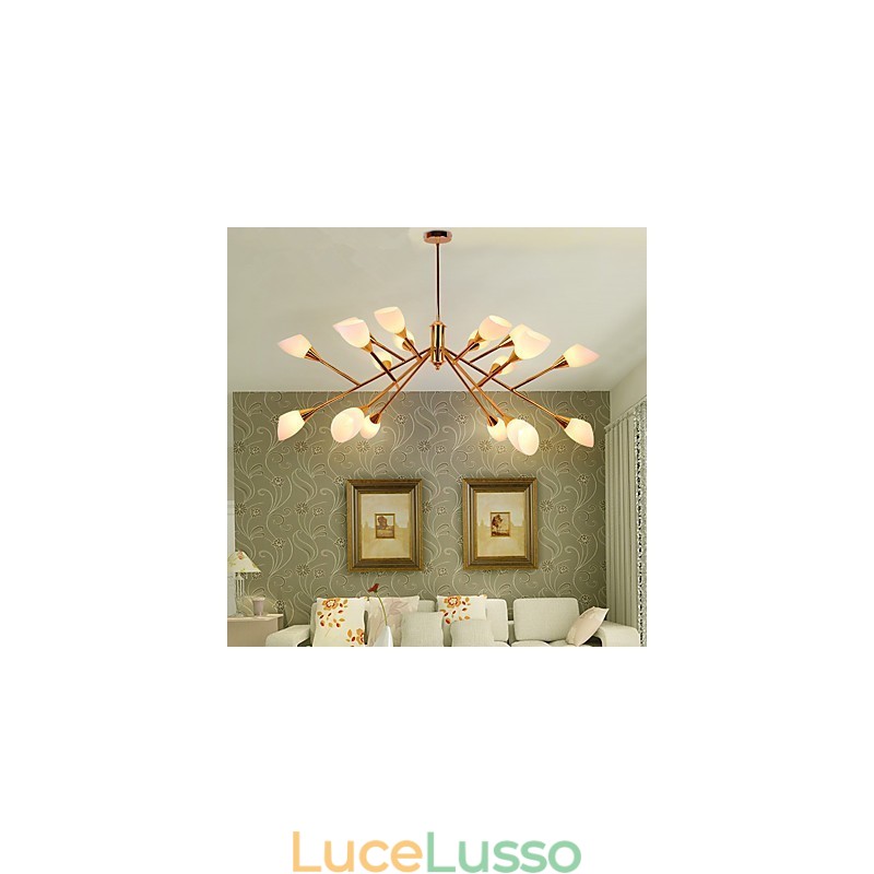 Lampadario pastorale semplice e atmosferico nordico Lampadario creativo per hall