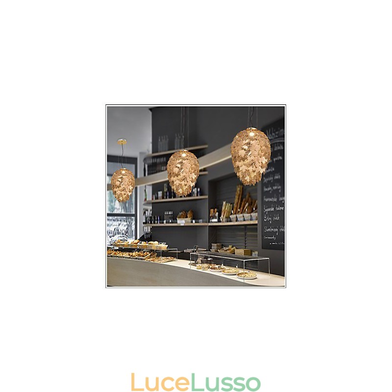 Lanterna classica tradizionale elettroplaccata caratteristica per lampadario in metallo in stile mini