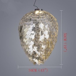 Lanterna classica tradizionale elettroplaccata caratteristica per lampadario in metallo in stile mini