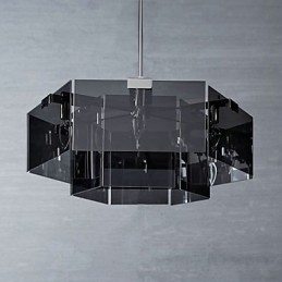 Dipinto rustico Lodge Caratteristica per designer Lampadario in metallo per interni a 6 lampadine