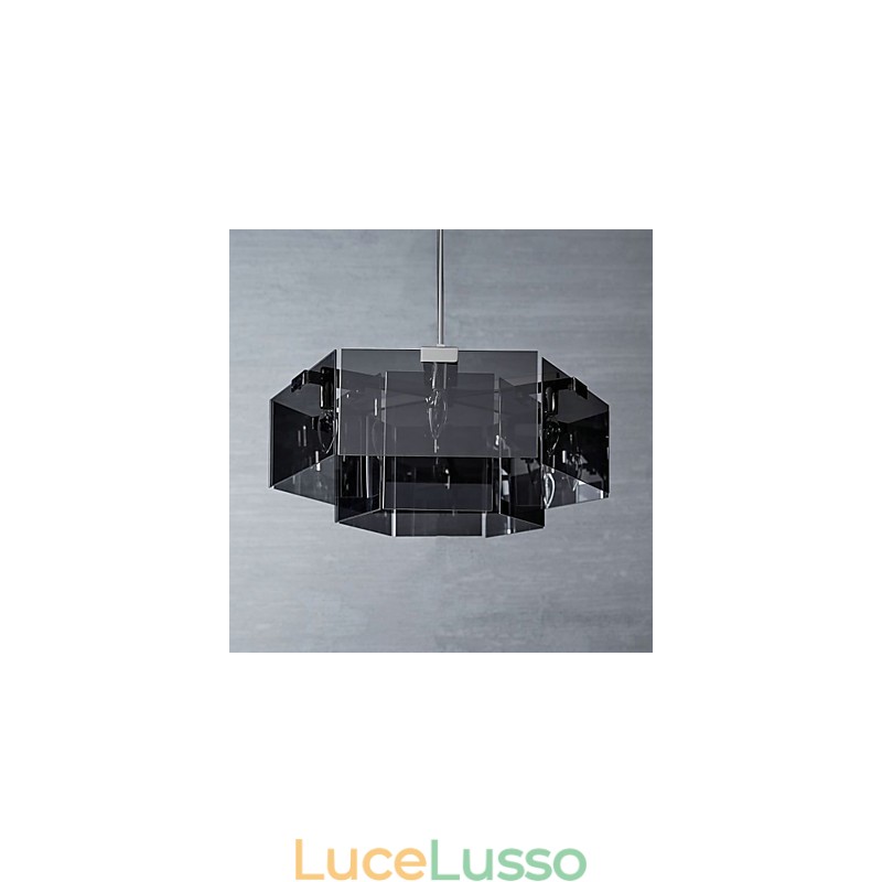 Dipinto rustico Lodge Caratteristica per designer Lampadario in metallo per interni a 6 lampadine