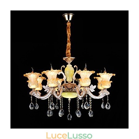 Moderno Contemporaneo Tradizionale Classico Lega di Zinco Caratteristica per Cristallo Mini Stile Lampadario in Metallo Moderno Contemporaneo Tradizionale Classico Lega di Zinco Caratteristica per Cristallo Mini Stile Lampadario in Metallo