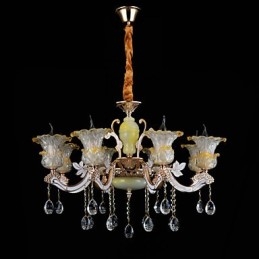 Moderno Contemporaneo Tradizionale Classico Lega di Zinco Caratteristica per Cristallo Mini Stile Lampadario in Metallo