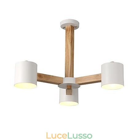 Lampadario a 3 luci moderno contemporaneo tradizionale classico vintage country legno caratteristica per legno Lampadario a 3 luci moderno contemporaneo tradizionale classico vintage country legno caratteristica per legno