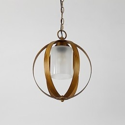 Loft in metallo americano stile industriale dipinto a colori con lampadario europeo in vetro lampada a sospensione per interni