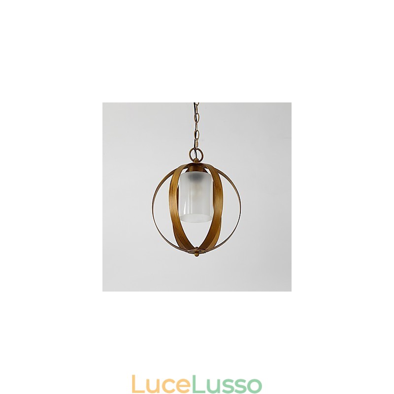 Loft in metallo americano stile industriale dipinto a colori con lampadario europeo in vetro lampada a sospensione per interni