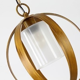 Loft in metallo americano stile industriale dipinto a colori con lampadario europeo in vetro lampada a sospensione per interni