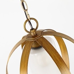 Loft in metallo americano stile industriale dipinto a colori con lampadario europeo in vetro lampada a sospensione per interni