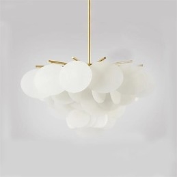 Caratteristica della pittura classica tradizionale per la lampada a sospensione in legno di bambù in stile mini
