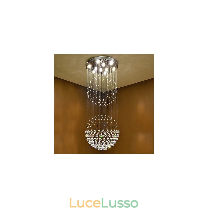 Lampadario a sospensione in cristallo per interni Lampadario a sospensione per la casa Lampade e apparecchi di illuminazione