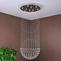 Lampadario a sospensione in cristallo per interni Lampadario a sospensione per la casa Lampade e apparecchi di illuminazione