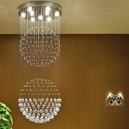 Lampadario a sospensione in cristallo per interni Lampadario a sospensione per la casa Lampade e apparecchi di illuminazione