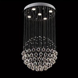 Moderno Contemporaneo Tradizionale Classico Rustico Lodge Vintage Country Island Cristallo Metallo Elettroplaccato Lampada a Sospensione