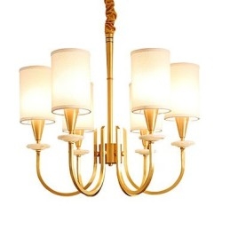 Lampadario tutto in rame Lampadario decorativo in giada