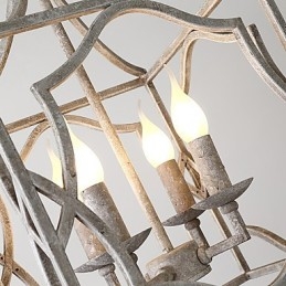 Lampadario vintage in metallo americano industriale da loft dipinto a mano, lampada a sospensione europea, lampada da soffitto decorativa per interni
