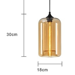 Pendente di design della bottiglia 1 luce minimalista dipinto in ferro