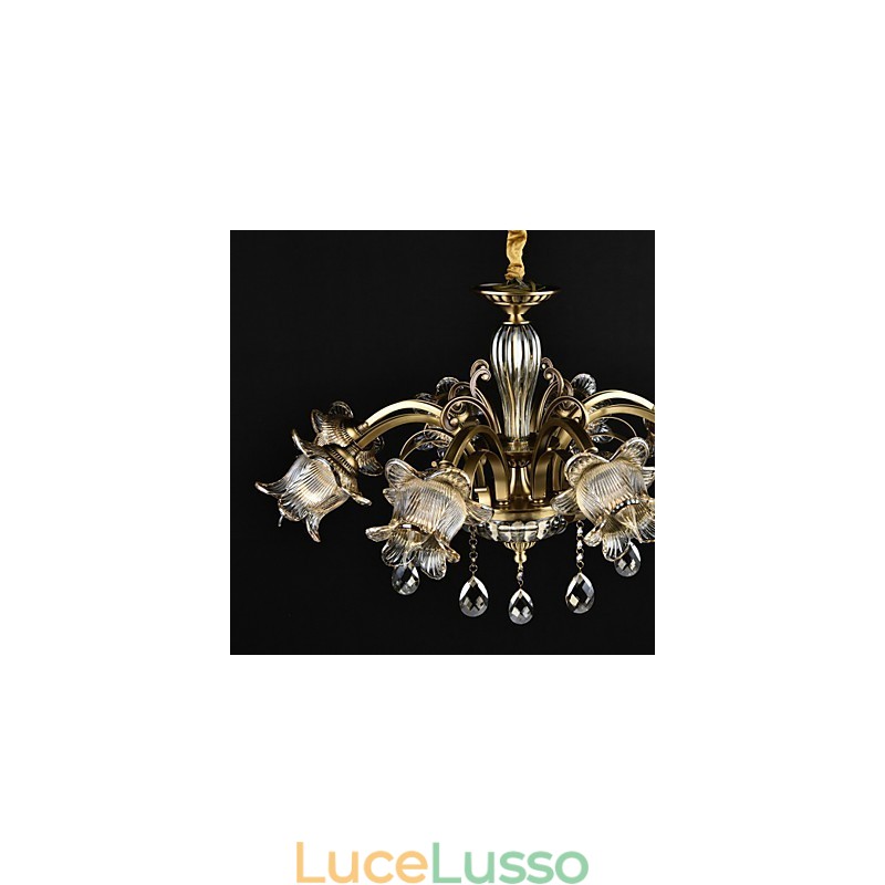 Dipinto rustico Lodge Caratteristica per designer Negozi interni in metallo Lampadario a 2 lampadine