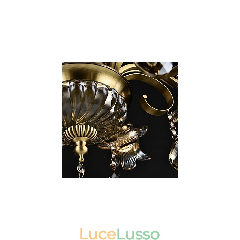 Dipinto rustico Lodge Caratteristica per designer Negozi interni in metallo Lampadario a 2 lampadine