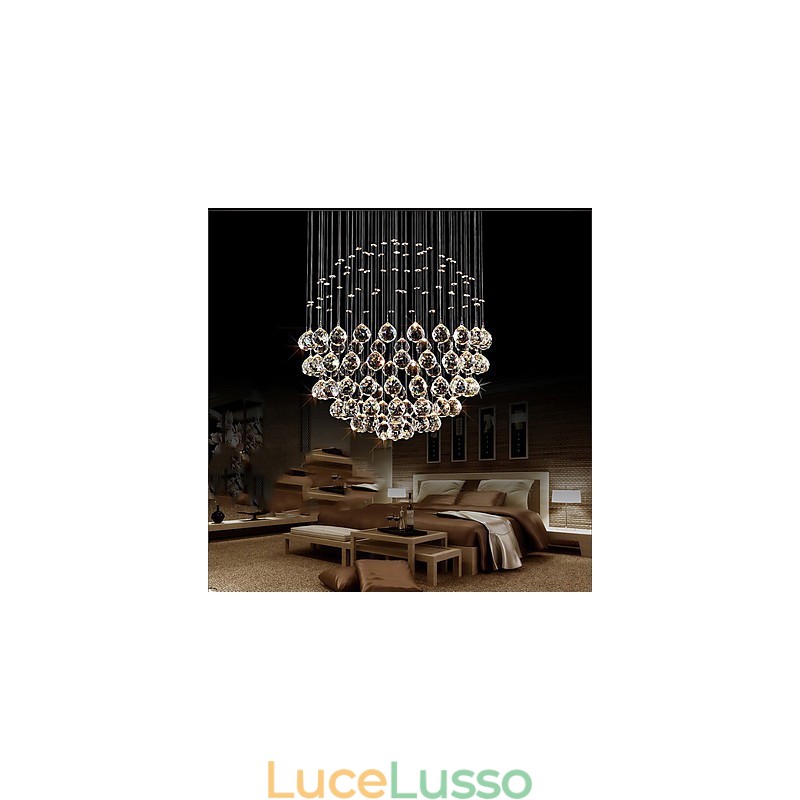 Moderno Contemporaneo Tradizionale Classico Rustico Lodge Vintage Country Island Cristallo Metallo Elettroplaccato Lampada a Sospensione