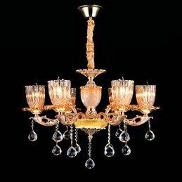Moderno Contemporaneo Tradizionale Classico Lega di Zinco Caratteristica per Cristallo Mini Stile Lampadario in Metallo