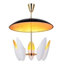 Lampadario a 5 luci Breve arte Lampada a sospensione moderna contemporanea