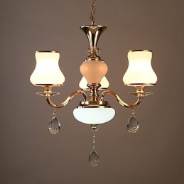 Caratteristica elettrolitica moderna e contemporanea per lampadario in metallo di cristallo