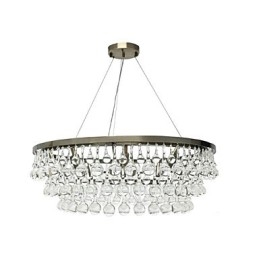 Lampadario in metallo con caratteristica galvanica classica tradizionale per designer
