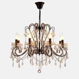 Lampadario di cristallo a 8 luci moderno contemporaneo tradizionale classico rustico lodge vintage retrò