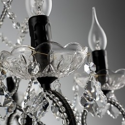 Lampadario di cristallo a 8 luci moderno contemporaneo tradizionale classico rustico lodge vintage retrò