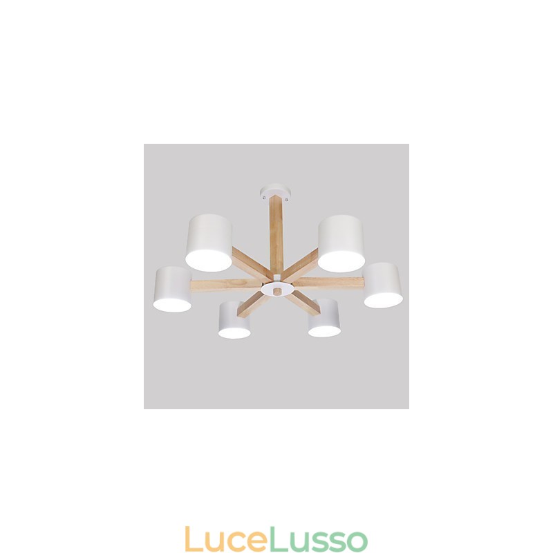 Caratteristica della pittura d'epoca per lampadario in metallo