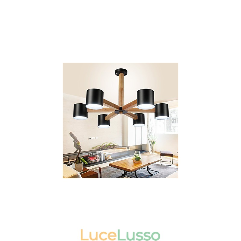 Caratteristica della pittura d'epoca per lampadario in metallo