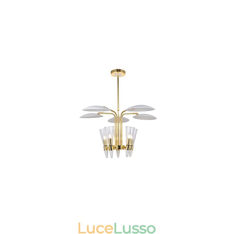 Lampadario a sospensione con direzione regolabile personalizzata