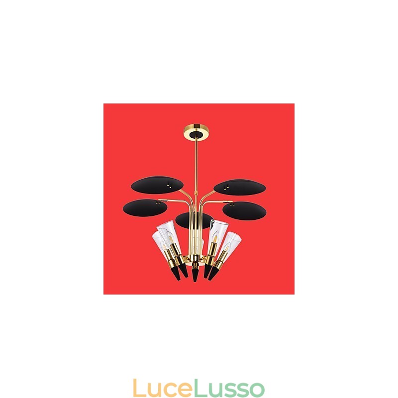 Lampadario a sospensione con direzione regolabile personalizzata