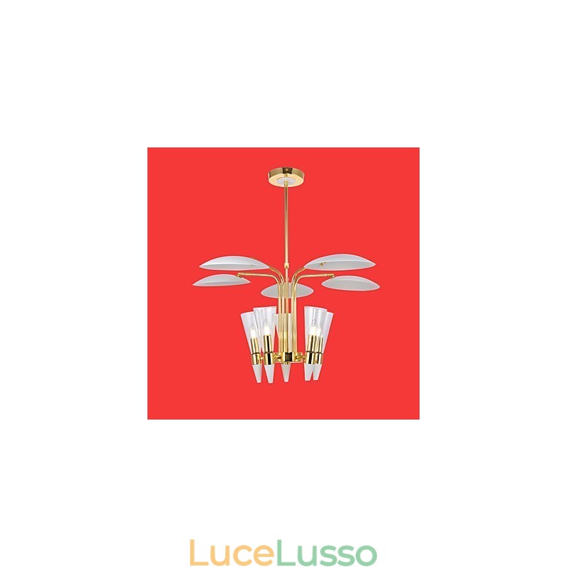 Lampadario a sospensione con direzione regolabile personalizzata