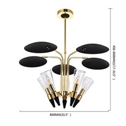 Lampadario a sospensione con direzione regolabile personalizzata