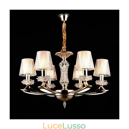 Moderno Contemporaneo Tradizionale Classico Lega di Zinco Caratteristica per Cristallo Mini Stile Lampadario in Metallo Moderno Contemporaneo Tradizionale Classico Lega di Zinco Caratteristica per Cristallo Mini Stile Lampadario in Metallo