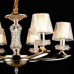 Moderno Contemporaneo Tradizionale Classico Lega di Zinco Caratteristica per Cristallo Mini Stile Lampadario in Metallo