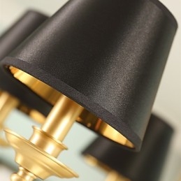 Lampadario tradizionale classico country in ottone caratteristica per mini stile metallo 3 lampadine