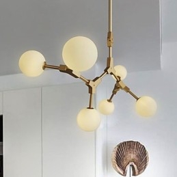 Caratteristica della pittura classica tradizionale per la lampada a sospensione in legno e bambù in stile mini