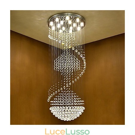 Lampadario moderno a sospensione in cristallo per interni, lampadario per la casa, lampade e apparecchi di illuminazione Lampadario moderno a sospensione in cristallo per interni, lampadario per la casa, lampade e apparecchi di illuminazione